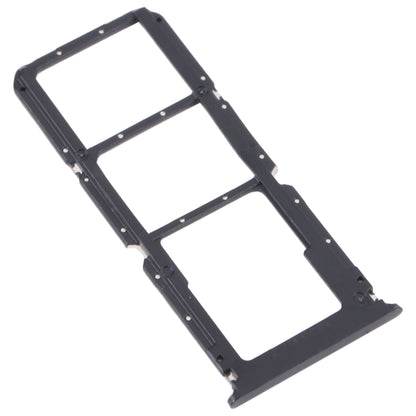 For OPPO A95 4G/Reno6 Lite  SIM Card Tray + SIM Card Tray + Micro SD Card Tray (Black) - Card Tray by buy2fix | Online Shopping UK | buy2fix