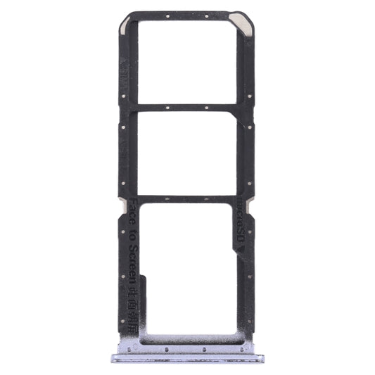 For OPPO A56 5G SIM Card Tray + SIM Card Tray + Micro SD Card Tray (Purple) - Card Tray by buy2fix | Online Shopping UK | buy2fix