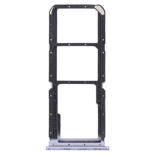 Plateau de carte SIM + plateau de carte SIM + plateau de carte Micro SD pour OPPO A56 5G (violet)
