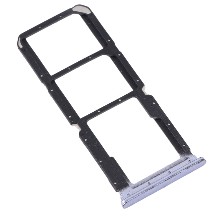 For OPPO A56 5G SIM Card Tray + SIM Card Tray + Micro SD Card Tray (Purple) - Card Tray by buy2fix | Online Shopping UK | buy2fix