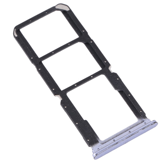 For OPPO A56 5G SIM Card Tray + SIM Card Tray + Micro SD Card Tray (Purple) - Card Tray by buy2fix | Online Shopping UK | buy2fix