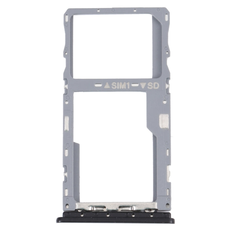 SIM Card Tray + Micro SD Card Tray for T-Mobile Revvl 4+ 5062 506W 5062Z(Black) - For T-Mobile by buy2fix | Online Shopping UK | buy2fix