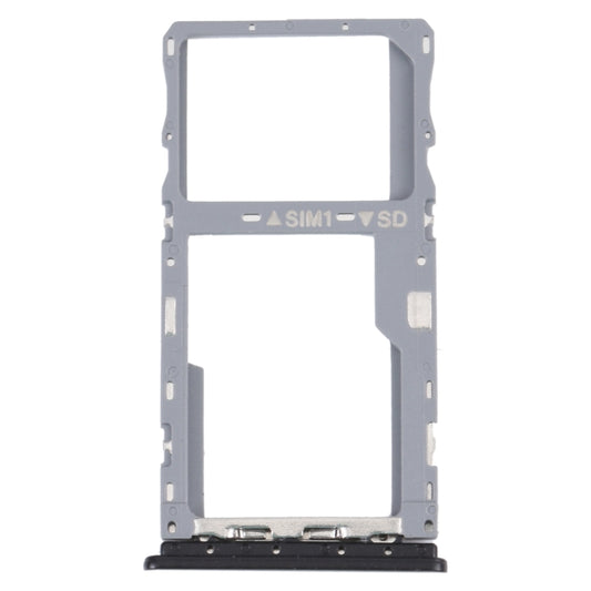 SIM Card Tray + Micro SD Card Tray for T-Mobile Revvl 4+ 5062 506W 5062Z(Black) - For T-Mobile by buy2fix | Online Shopping UK | buy2fix