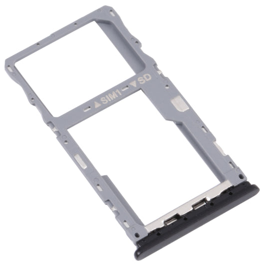 SIM Card Tray + Micro SD Card Tray for T-Mobile Revvl 4+ 5062 506W 5062Z(Black) - For T-Mobile by buy2fix | Online Shopping UK | buy2fix