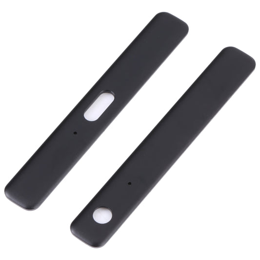 1 Pair Side Part Sidebar For Sony Xperia XZ1 Compact (Black) - Frame Bezel Plate by buy2fix | Online Shopping UK | buy2fix