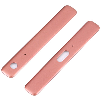 1 Pair Side Part Sidebar For Sony Xperia XZ1 Compact (Orange) - Frame Bezel Plate by buy2fix | Online Shopping UK | buy2fix