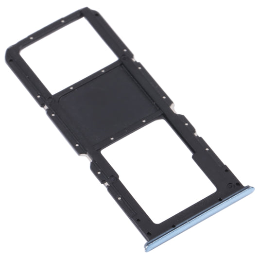 For OnePlus Nord N200 5G DE2118 / DE2117 SIM Card Tray + Micro SD Card Tray (Blue) - Card Tray by buy2fix | Online Shopping UK | buy2fix