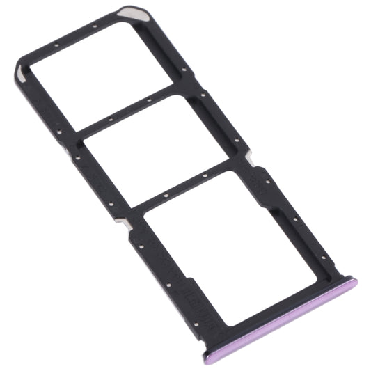 For OnePlus Nord N200 5G DE2118 / DE2117 SIM Card Tray + SIM Card Tray + Micro SD Card Tray (Purple) - Card Tray by buy2fix | Online Shopping UK | buy2fix