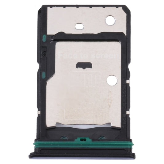 For OnePlus Nord CE 2 5G SIM Card Tray + SIM Card Tray + Micro SD Card Tray (Blue) - Card Tray by buy2fix | Online Shopping UK | buy2fix