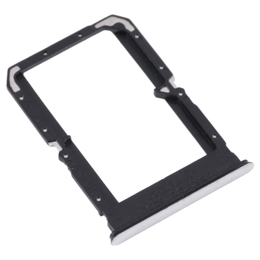 For OnePlus Ace Racing SIM Card Tray + SIM Card Tray (Silver) - Card Tray by buy2fix | Online Shopping UK | buy2fix