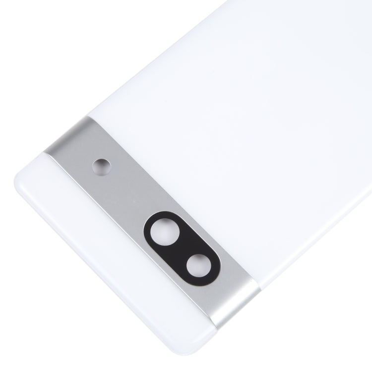 For Google Pixel 7A Original Battery Back Cover with Camera Lens Cover(White) by buy2fix