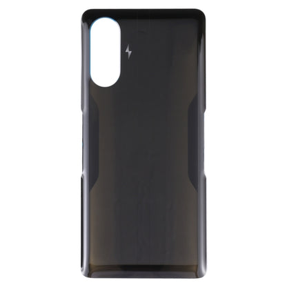 Glass Battery Back Cover for Xiaomi Redmi K40 Gaming(Black) - Back Cover by buy2fix | Online Shopping UK | buy2fix