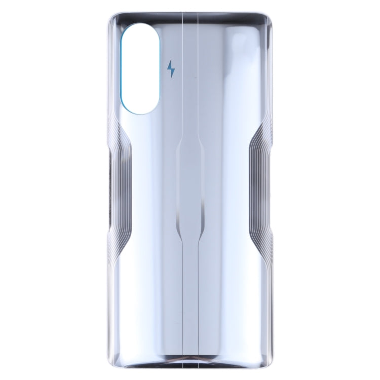 Glass Battery Back Cover for Xiaomi Redmi K40 Gaming(Silver) - Back Cover by buy2fix | Online Shopping UK | buy2fix