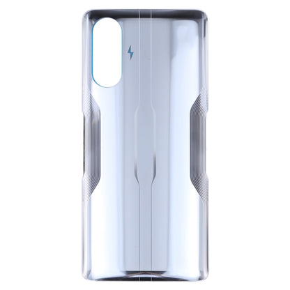 Glass Battery Back Cover for Xiaomi Redmi K40 Gaming(Silver) - Back Cover by buy2fix | Online Shopping UK | buy2fix