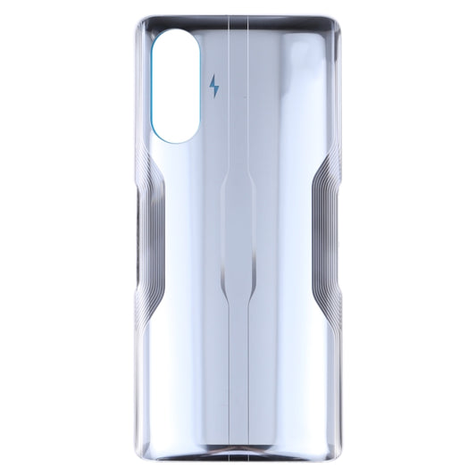 Glass Battery Back Cover for Xiaomi Redmi K40 Gaming(Silver) - Back Cover by buy2fix | Online Shopping UK | buy2fix