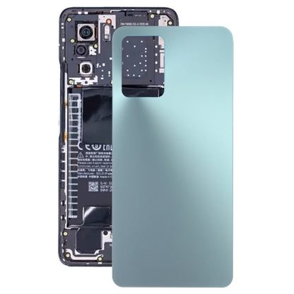 Glass Battery Back Cover for Xiaomi Redmi K40s(Green) - Back Cover by buy2fix | Online Shopping UK | buy2fix