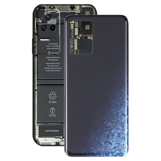 Glass Battery Back Cover for Xiaomi Redmi K50 / Redmi K50 Pro(Black) - Back Cover by buy2fix | Online Shopping UK | buy2fix