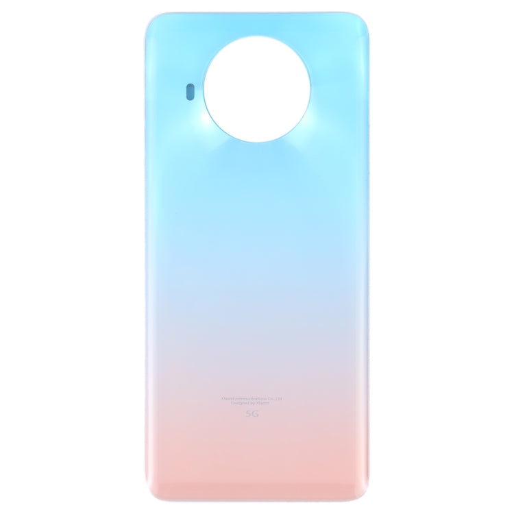 Glass Battery Back Cover for Xiaomi Redmi Note 9 Pro 5G/Mi 10T Lite 5G(Lake Blue) - Back Cover by buy2fix | Online Shopping UK | buy2fix