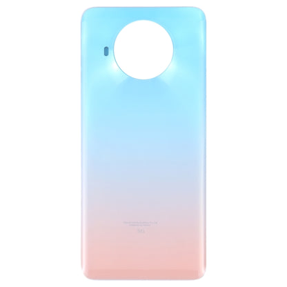 Glass Battery Back Cover for Xiaomi Redmi Note 9 Pro 5G/Mi 10T Lite 5G(Lake Blue) - Back Cover by buy2fix | Online Shopping UK | buy2fix
