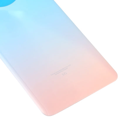 Glass Battery Back Cover for Xiaomi Redmi Note 9 Pro 5G/Mi 10T Lite 5G(Lake Blue) - Back Cover by buy2fix | Online Shopping UK | buy2fix