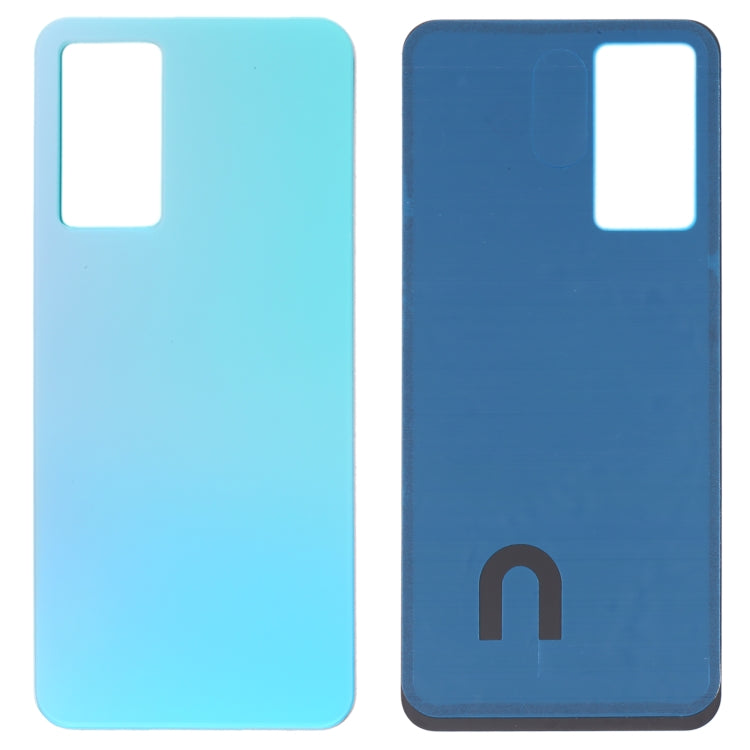 For vivo Y75 4G 2022/V23e Glass Battery Back Cover (Green) - Back Cover by buy2fix | Online Shopping UK | buy2fix