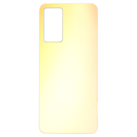 For vivo Y75 4G 2022/V23e Glass Battery Back Cover (Gold) - Back Cover by buy2fix | Online Shopping UK | buy2fix