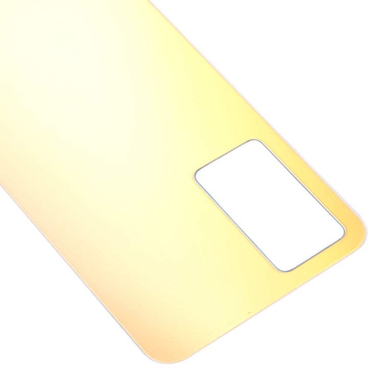 For vivo Y75 4G 2022/V23e Glass Battery Back Cover (Gold) - Back Cover by buy2fix | Online Shopping UK | buy2fix