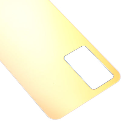 For vivo Y75 4G 2022/V23e Glass Battery Back Cover (Gold) - Back Cover by buy2fix | Online Shopping UK | buy2fix