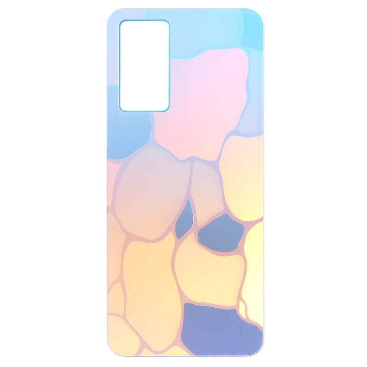 For vivo Y75 4G 2022/V23e Glass Battery Back Cover (Blue) - Back Cover by buy2fix | Online Shopping UK | buy2fix