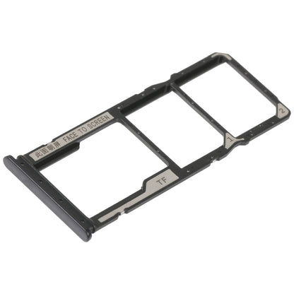 SIM Card Tray + SIM Card Tray + Micro SD Card Tray For Xiaomi Redmi 10C/Redmi 10 India/Poco C40(Black) - Card Tray by buy2fix | Online Shopping UK | buy2fix