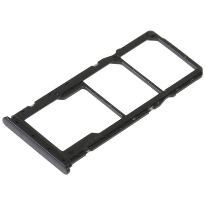 SIM Card Tray + SIM Card Tray + Micro SD Card Tray For Xiaomi Redmi 10C/Redmi 10 India/Poco C40(Black) - Card Tray by buy2fix | Online Shopping UK | buy2fix