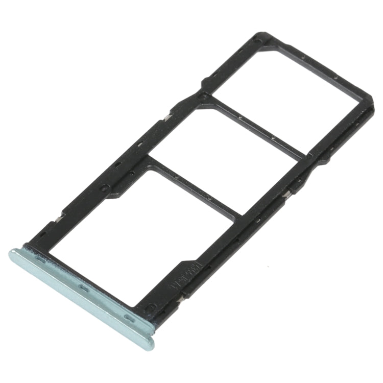 SIM Card Tray + SIM Card Tray + Micro SD Card Tray For Xiaomi Redmi 10C/Redmi 10 India/Poco C40(Green) - Card Tray by buy2fix | Online Shopping UK | buy2fix
