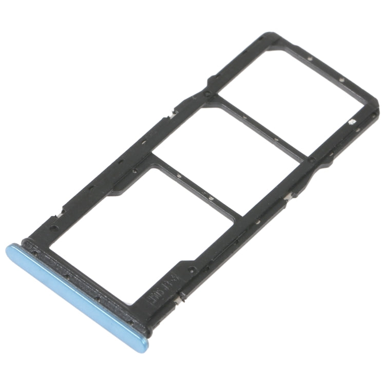SIM Card Tray + SIM Card Tray + Micro SD Card Tray For Xiaomi Redmi 10A (Blue) - Card Tray by buy2fix | Online Shopping UK | buy2fix