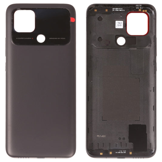Original Battery Back Cover for Xiaomi Poco C40(Black) - Back Cover by buy2fix | Online Shopping UK | buy2fix