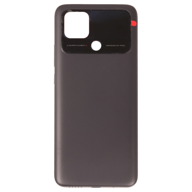 Original Battery Back Cover for Xiaomi Poco C40(Black) - Back Cover by buy2fix | Online Shopping UK | buy2fix