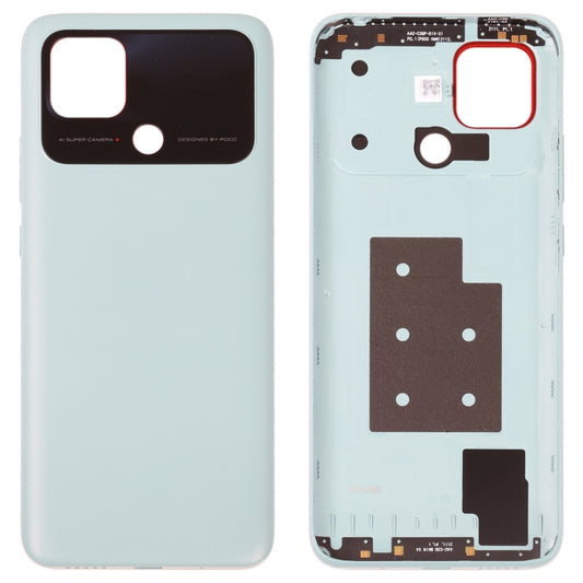 Original Battery Back Cover for Xiaomi Poco C40(Green) - Back Cover by buy2fix | Online Shopping UK | buy2fix
