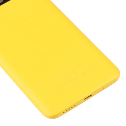 Original Battery Back Cover for Xiaomi Poco C40(Yellow) - Back Cover by buy2fix | Online Shopping UK | buy2fix