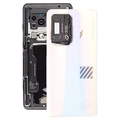 Original Battery Back Cover for Xiaomi Black Shark 5 Pro(White) - Back Cover by buy2fix | Online Shopping UK | buy2fix