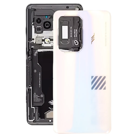 Original Battery Back Cover for Xiaomi Black Shark 5 Pro(White) - Back Cover by buy2fix | Online Shopping UK | buy2fix