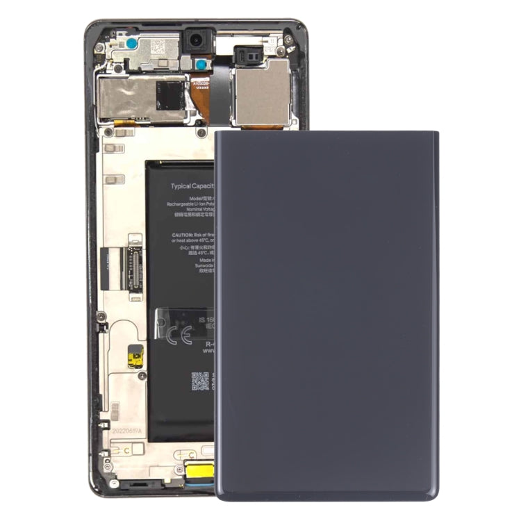 Battery Back Cover for Google Pixel 6a(Black) - Back Cover by buy2fix | Online Shopping UK | buy2fix