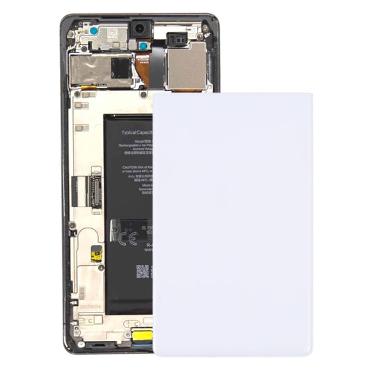 Battery Back Cover for Google Pixel 6a(White) - Back Cover by buy2fix | Online Shopping UK | buy2fix
