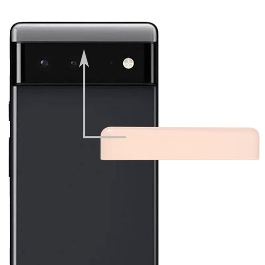 Couverture arrière supérieure avant pour Google Pixel 6 Pro (rose)