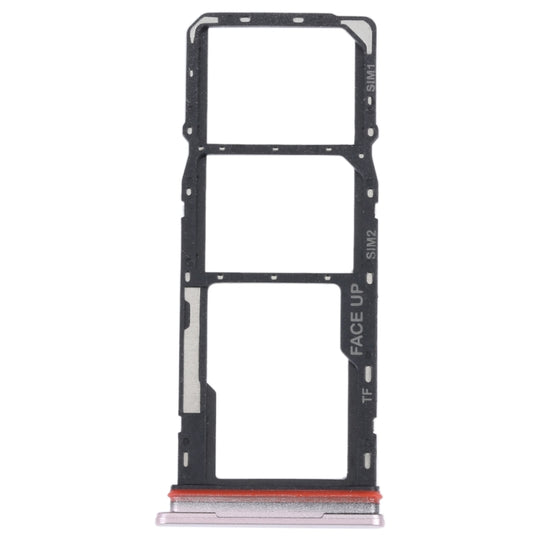 Pour Motorola Moto G42 Plateau de carte SIM + Plateau de carte SIM + Plateau de carte Micro SD (Or)