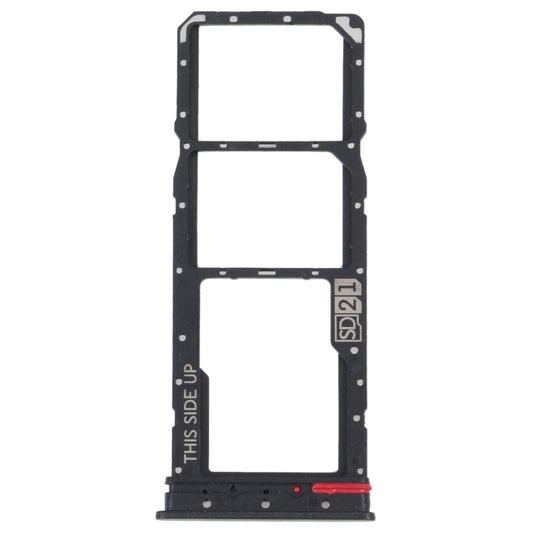 For Motorola Moto G32 SIM Card Tray + SIM Card Tray + Micro SD Card Tray (Black) - Card Socket by buy2fix | Online Shopping UK | buy2fix