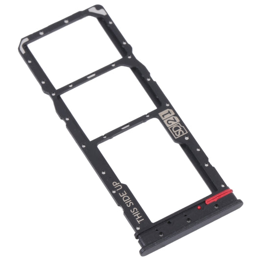For Motorola Moto G32 SIM Card Tray + SIM Card Tray + Micro SD Card Tray (Black) - Card Socket by buy2fix | Online Shopping UK | buy2fix