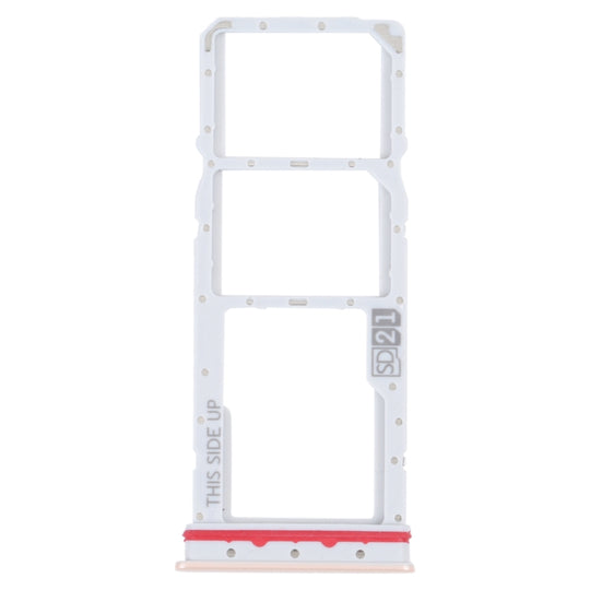 Pour Motorola Moto G32 Plateau de carte SIM + Plateau de carte SIM + Plateau de carte Micro SD (Or)
