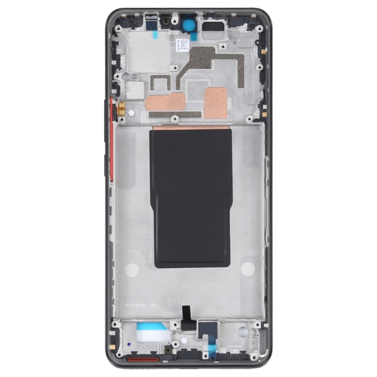 For Xiaomi Redmi K50 Ultra / 12T / 12T Pro Original Front Housing LCD Frame Bezel Plate(Black) - Frame Bezel Plate by buy2fix | Online Shopping UK | buy2fix