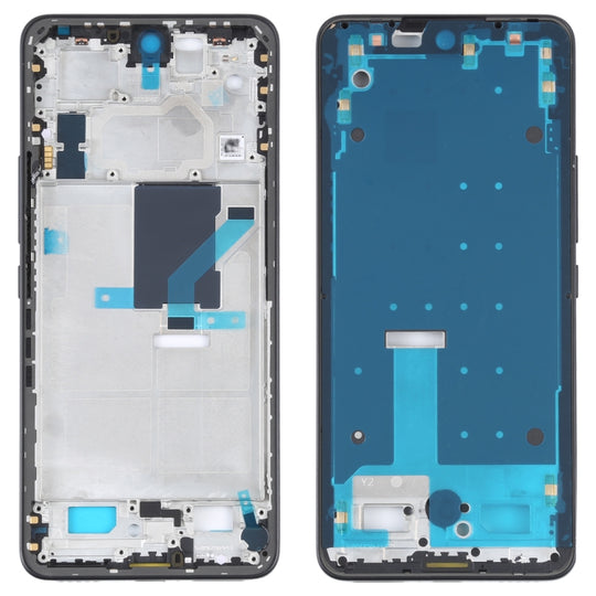 Pour Xiaomi 12 Lite, boîtier avant d'origine, cadre LCD, plaque de lunette (noir)