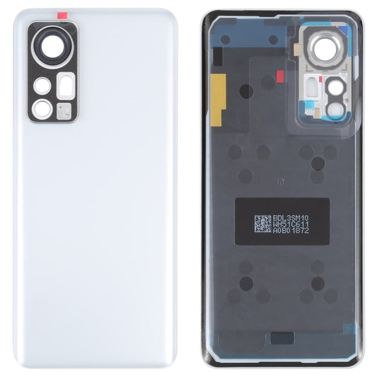 For Xiaomi 12S Original Battery Back Cover(White) - Back Cover by buy2fix | Online Shopping UK | buy2fix