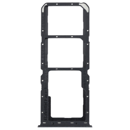 For OPPO A52 4G SIM Card Tray + SIM Card Tray + Micro SD Card Tray (Black) - Card Tray by buy2fix | Online Shopping UK | buy2fix